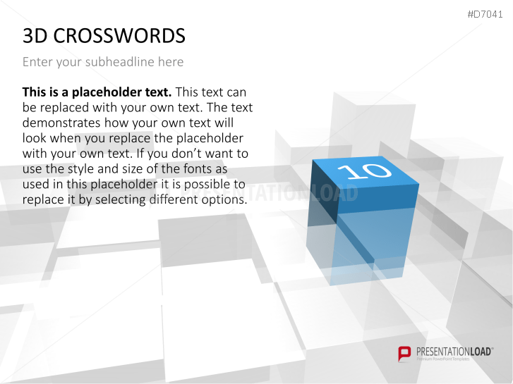 3D Crosswords