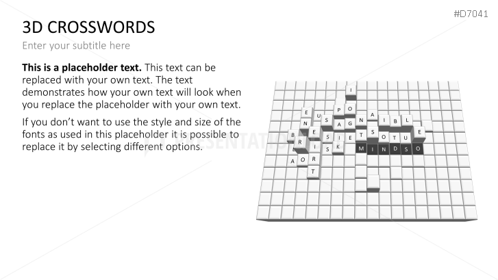 3D Crosswords