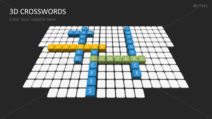 3D Crosswords