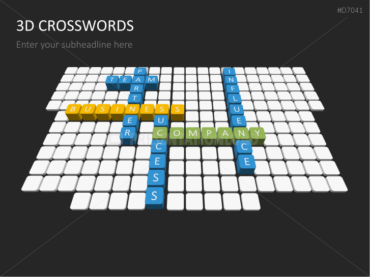 3D Crosswords