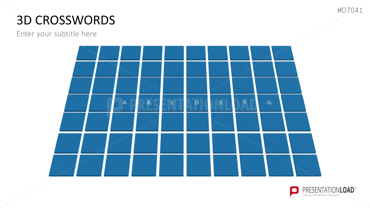 3D Crosswords
