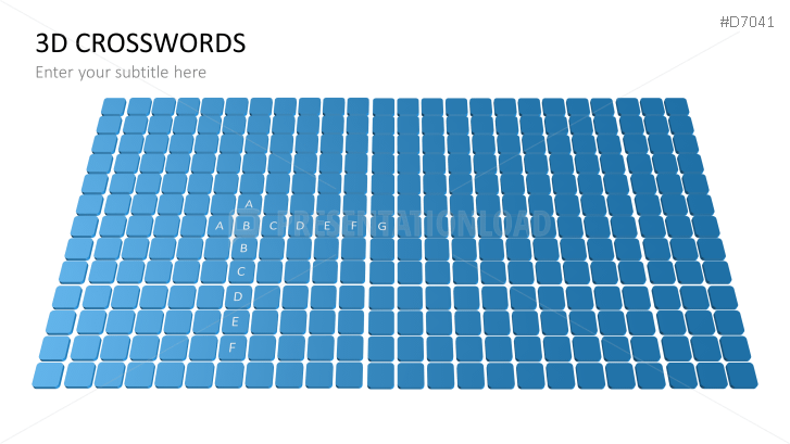 3D Crosswords