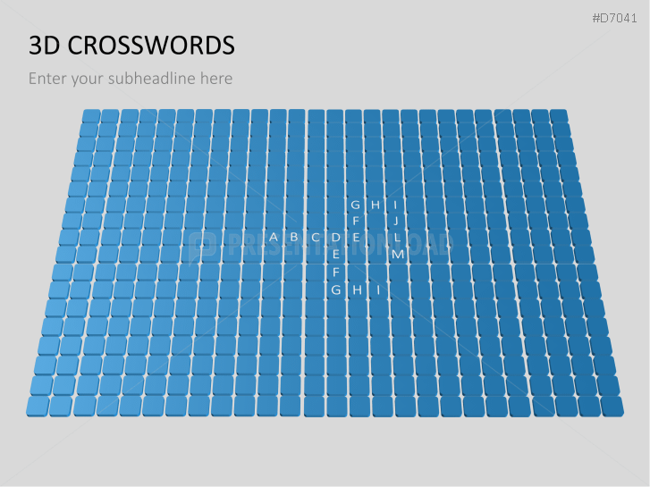 3D Crosswords