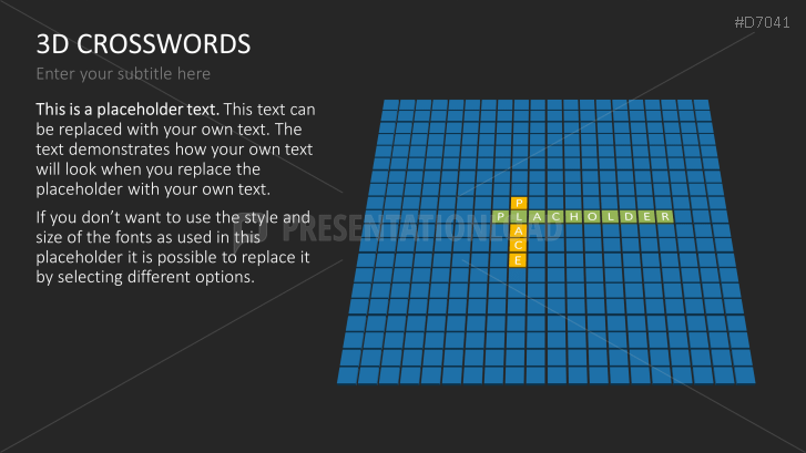 3D Crosswords