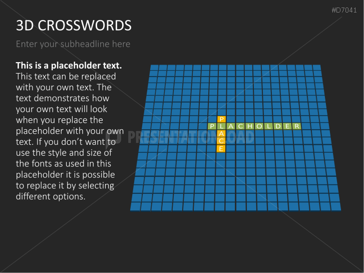 3D Crosswords