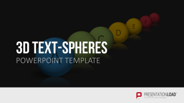 Esferas con texto tridimensionales _https://www.presentationload.es/3d-text-spheres-plantilla-powerpoint.html