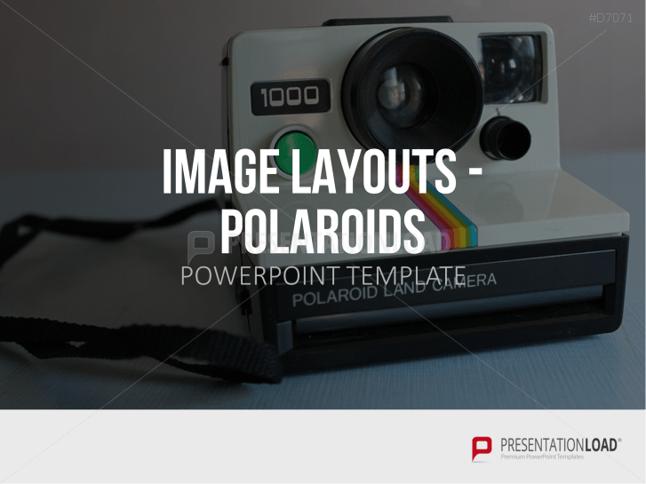 3D Image Layouts - Polaroids
