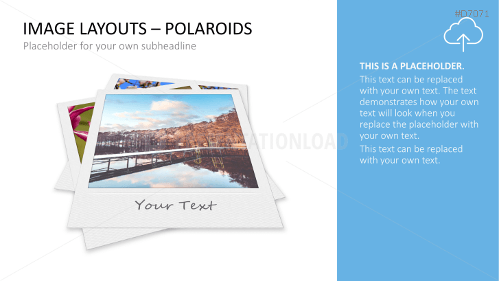 3D Image Layouts - Polaroids