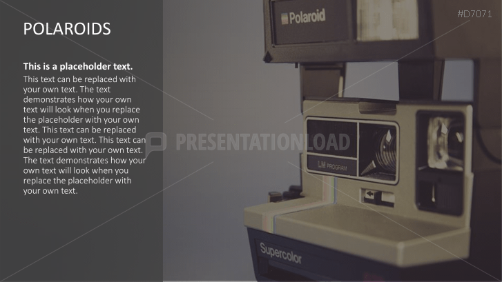 3D Image Layouts - Polaroids