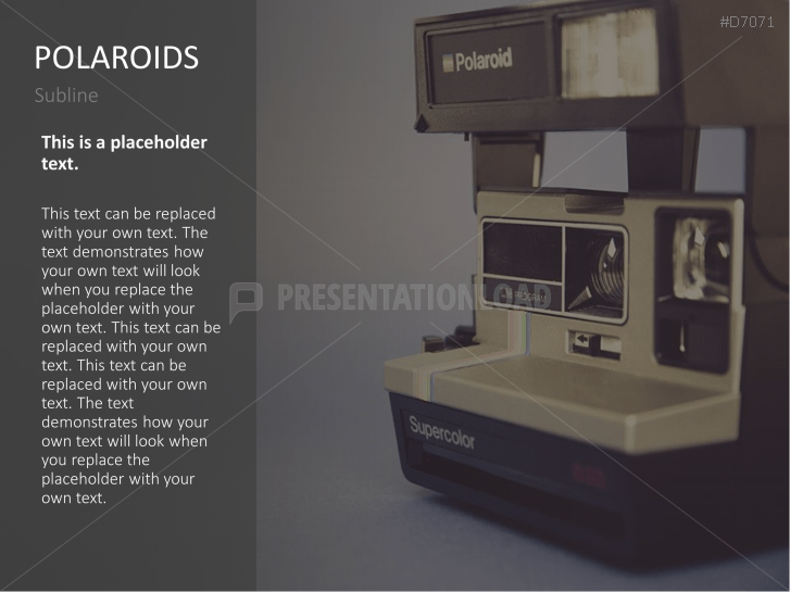 3D Image Layouts - Polaroids