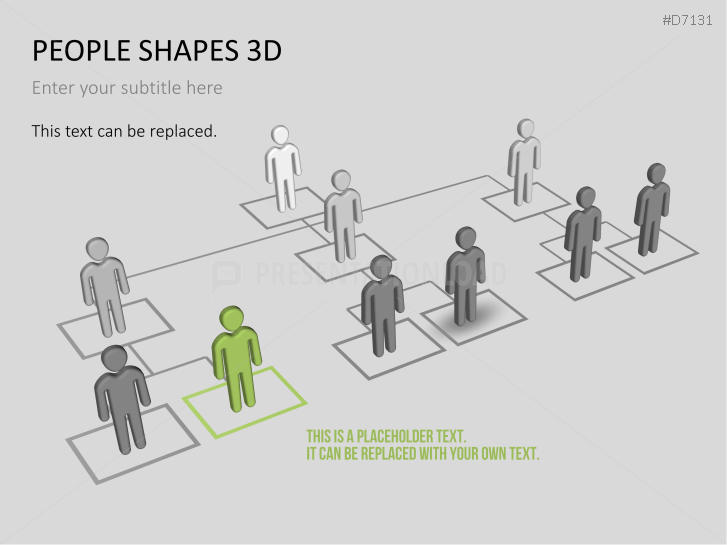 People Shapes 3D