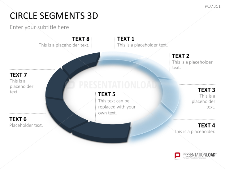 Circle Segments Powerpoint Template 1482