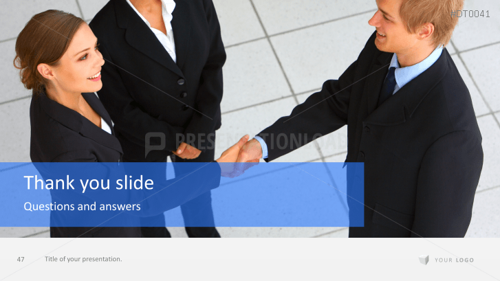 Händeschütteln 1 | PowerPoint Vorlage | PresentationLoad
