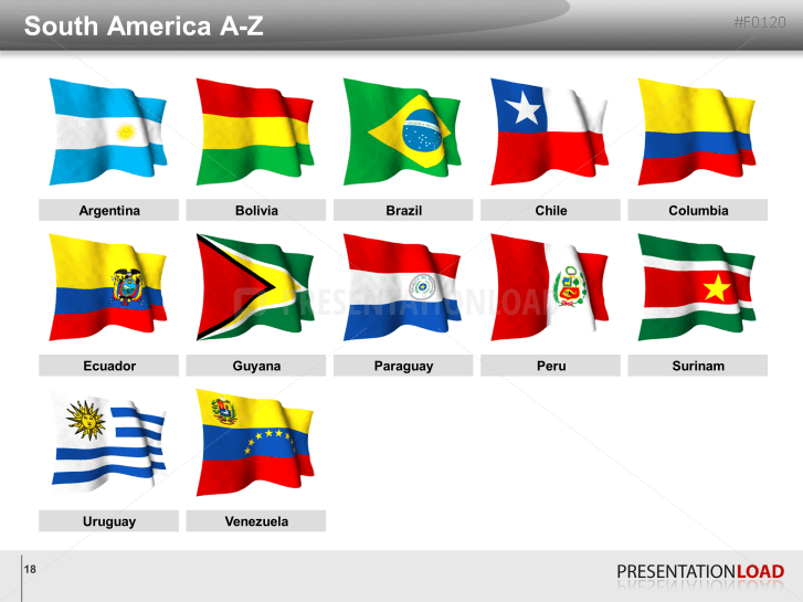Presentationload World Flags 3d Flags