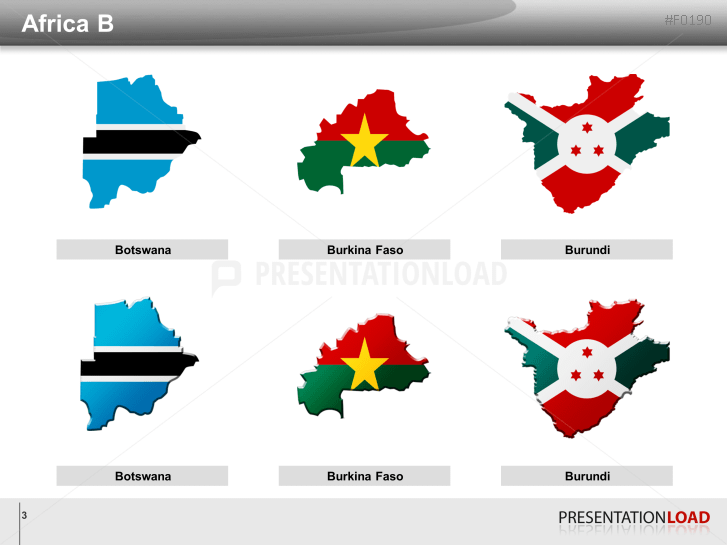 World Flags - Country outlines