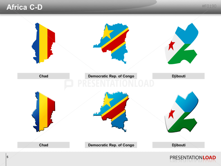 World Flags - Country outlines
