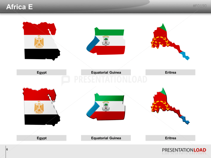 World Flags - Country outlines