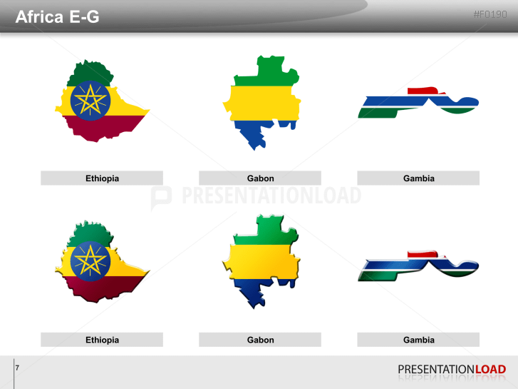 World Flags - Country outlines