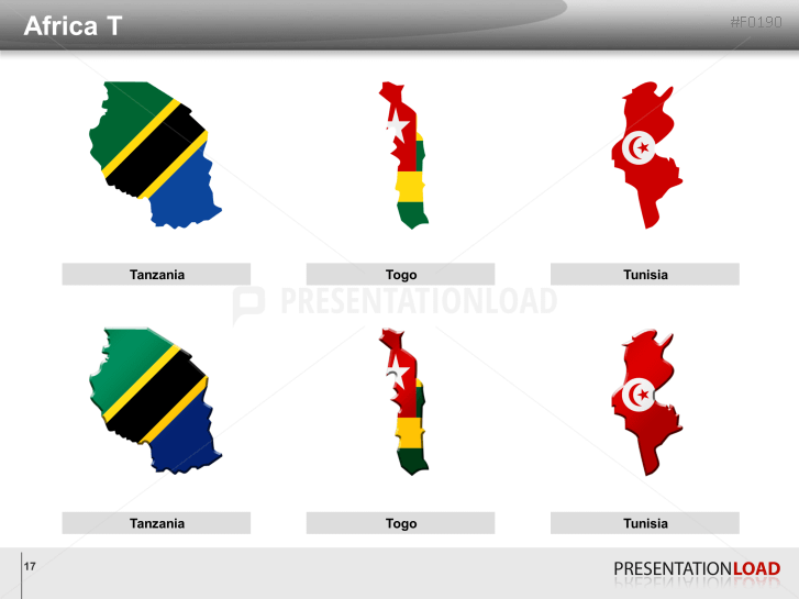 World Flags - Country outlines