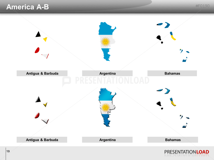 World Flags - Country outlines
