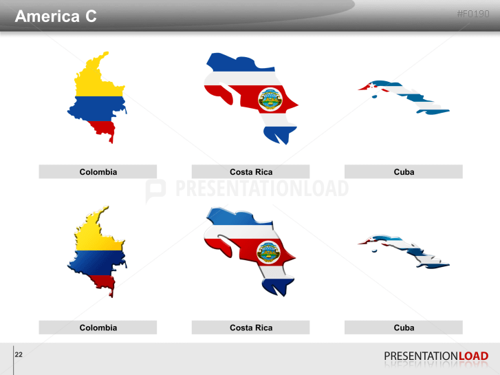 World Flags - Country outlines