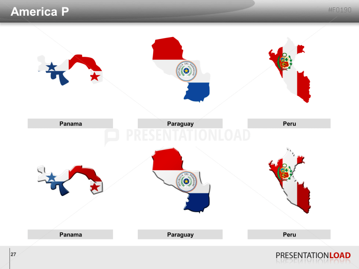 World Flags - Country outlines