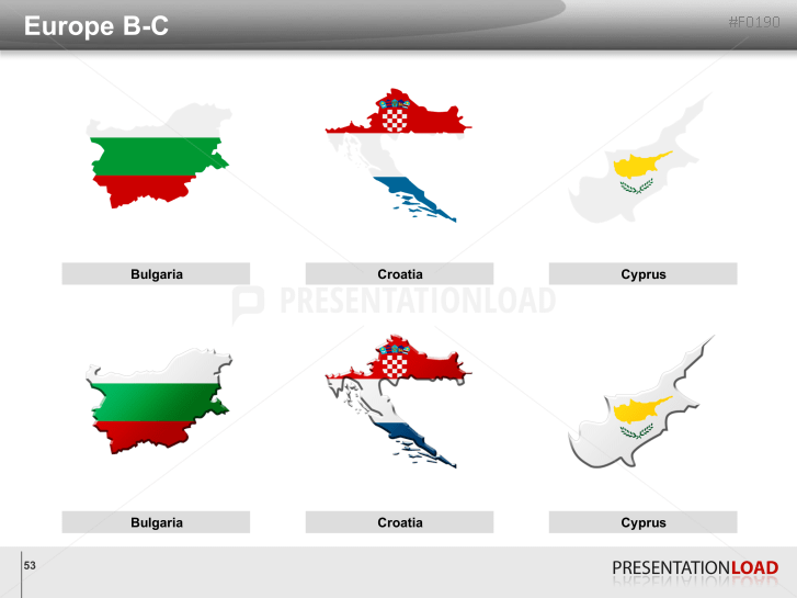 World Flags - Country outlines