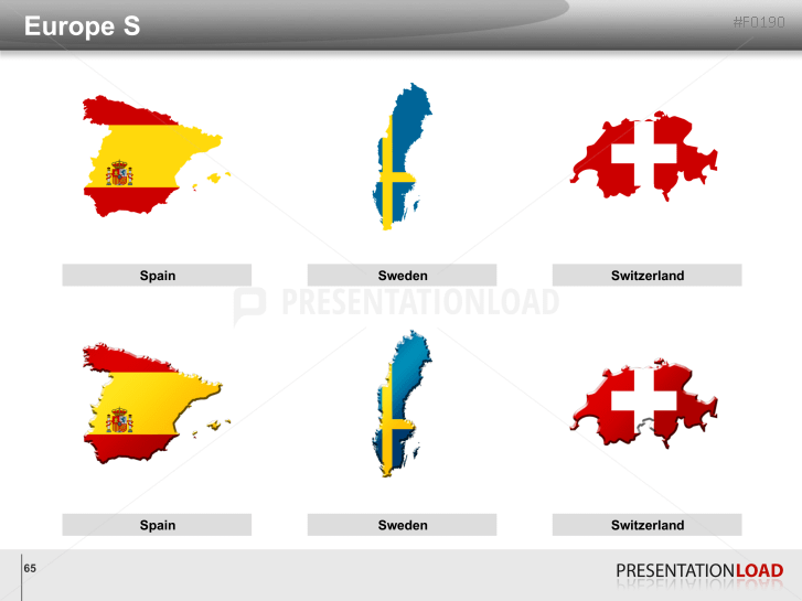 World Flags - Country outlines