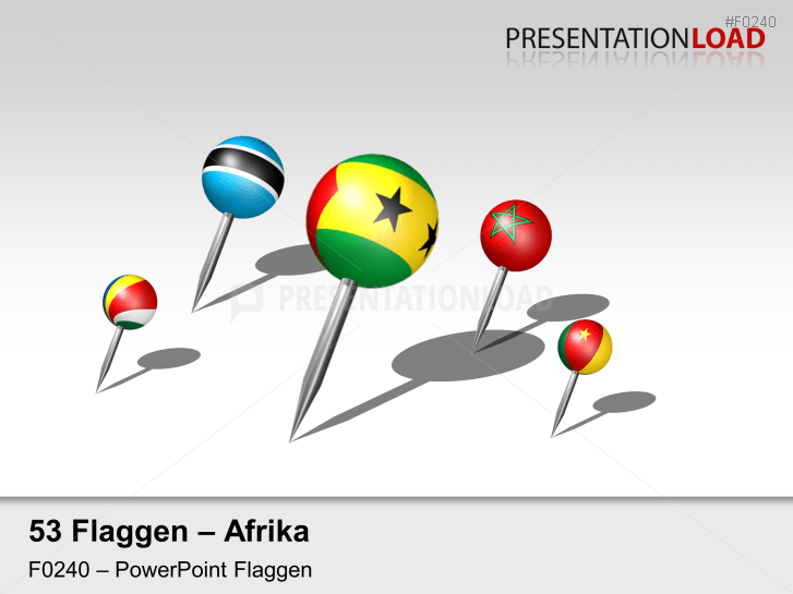 Afrika - Pins 3D