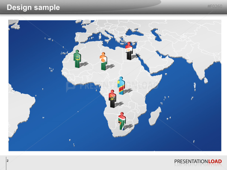 Africa Flags - Men figures