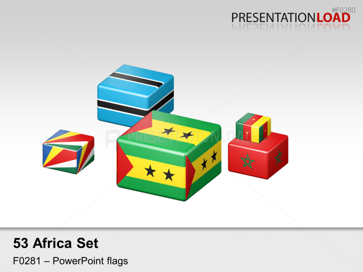 Africa Flags - Cubes