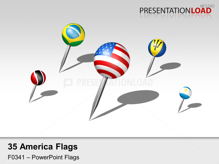 Americas - Pins 3D