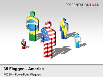 Amerika - Männchen _https://www.presentationload.de/flaggen-amerika-maennchen-powerpoint-vorlage.html