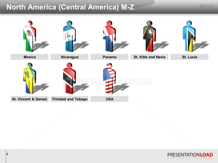 Americas Flags - Men figures