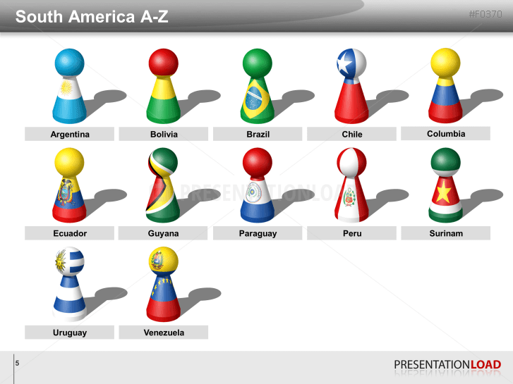 Americas Flags - Figures