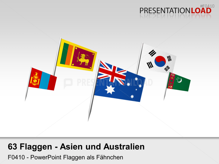 Asien / Pazifik - Fähnchen