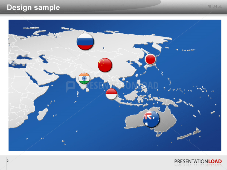 Asia & Pacific - Round Buttons