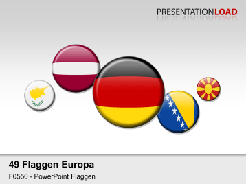 Europa-Set - Runde Buttons _https://www.presentationload.de/flaggen-europa-runde-buttons-powerpoint-vorlage.html