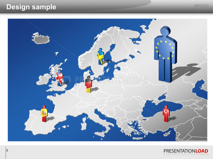 Europe Flags - Men figures