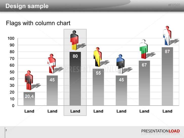 Europe Flags - Men figures