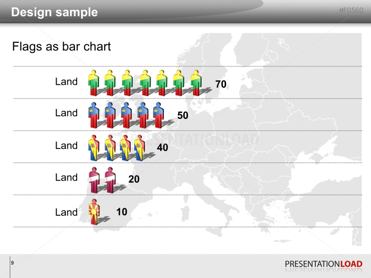 Europe Flags - Men figures