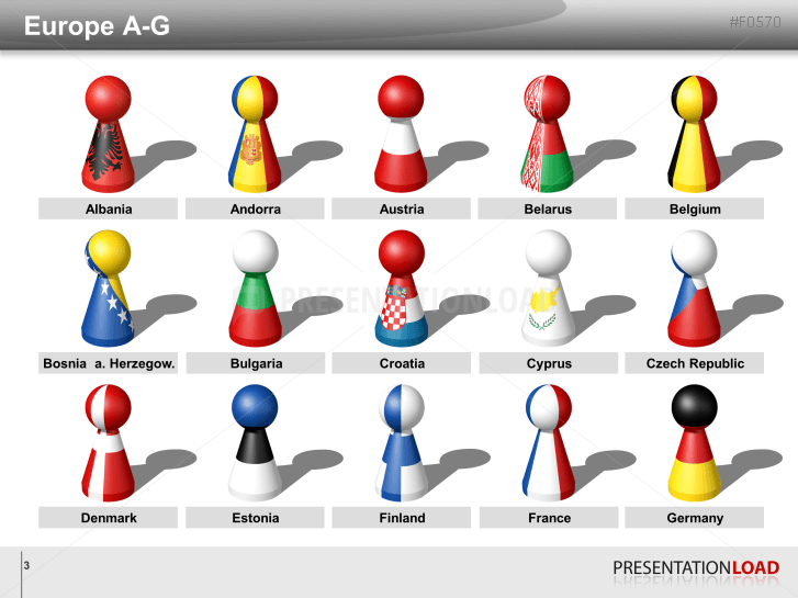 Europe Flags - Figures