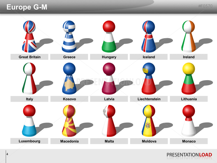 Europe Flags - Figures