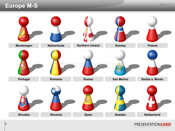 Europe Flags - Figures