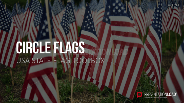 USA States - Flags