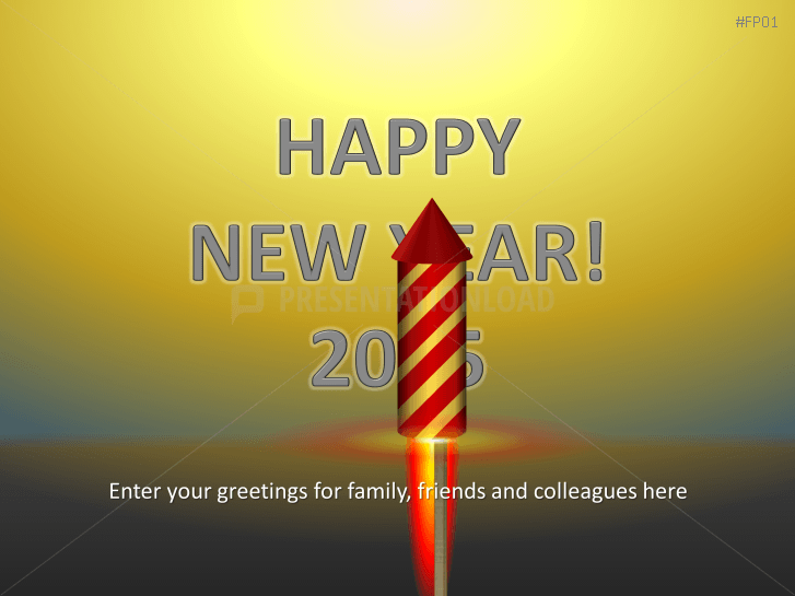 happy new year powerpoint animation