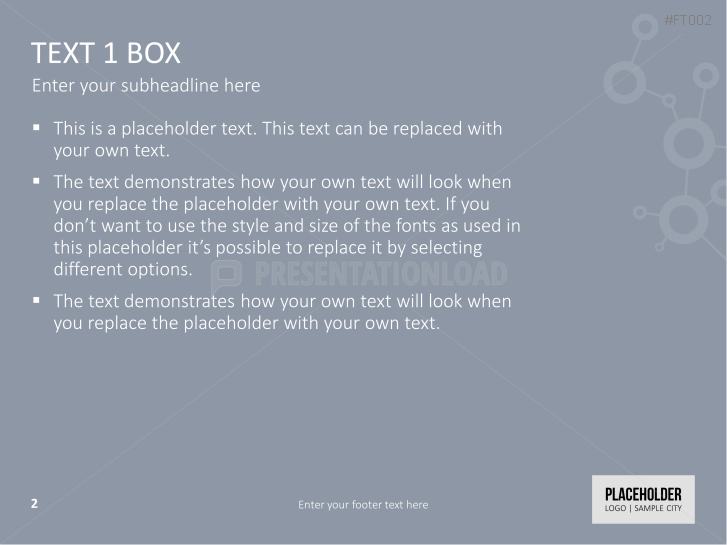 Free PowerPoint Template Network Concept