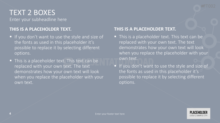 Free PowerPoint Template Network Concept