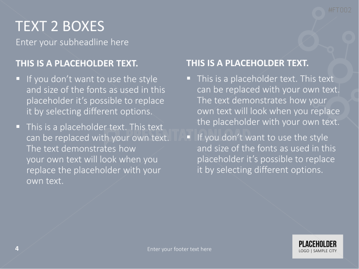 Free PowerPoint Template Network Concept