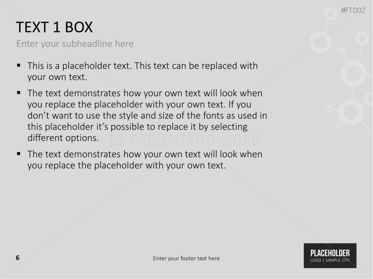 Free PowerPoint Template Network Concept